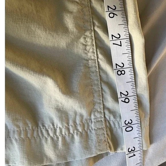 Columbia Pants Men LTan Convertible Zip Cargo Titanium Hiking Omni-Dry Trail - Picture 4 of 8